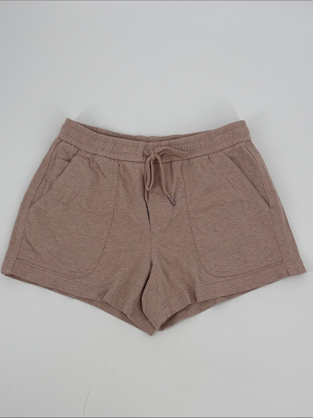 Athleta Women's Drawstring Lounge Shorts - Taupe Brown